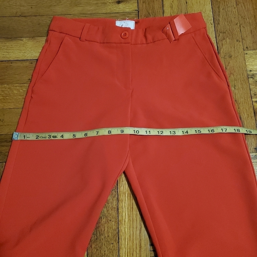 Have Womens Trosure Pants size Small Red Slim Fit Stretch - Picture 11 of 12
